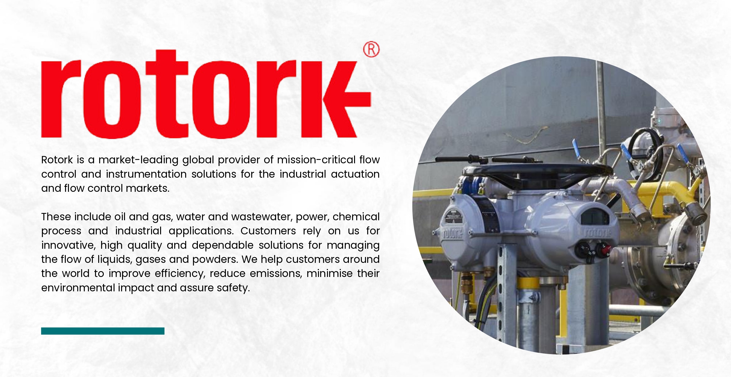 Rotork Valve Actuation & Flow Control Solutions